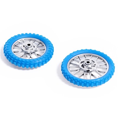 Уценка (скол на руле) Мотоцикл «Эндуро», металлический, со сменными колёсами, 1:18, МИКС