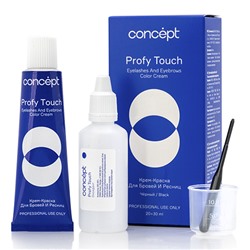CONCEPT Profy Touch Крем-краска для бровей и ресниц графит