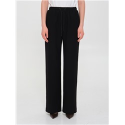 Брюки чёрные прямые с карманами