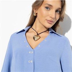 Блуза, Сбежим из офиса (chic sky)