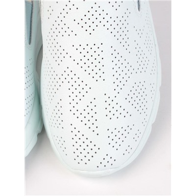 03-PDXL152-3 LT. BLUE Полуботинки спортивные женские (натуральная кожа)