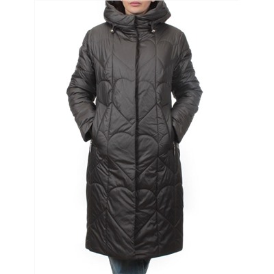 TR-2301 GRAY TURQUOISE Пальто зимнее женское (верблюжья шерсть)