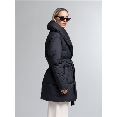 Пуховик женский черный