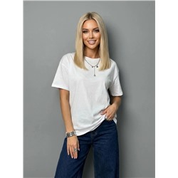 Футболка с цепочкой OVER SIZE (плотный хлопок)