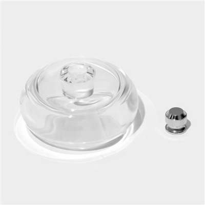 Мельница для специй Magistro Glace, 18.5 см, 75 мл, керамический механизм, акрил, прозрачная