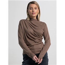 Лонгслив Тайна сердца (коричневый) Б15510-7М