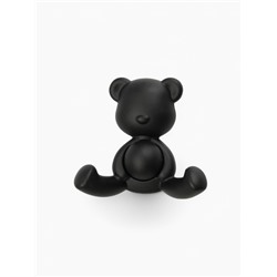Крючок мебельный CAPPIO BEAR, двухрожковый, цвет черный