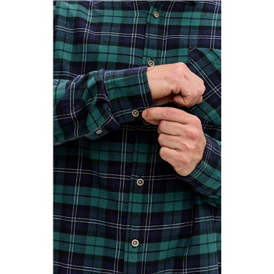 Рубашка F521-0460 green-blue