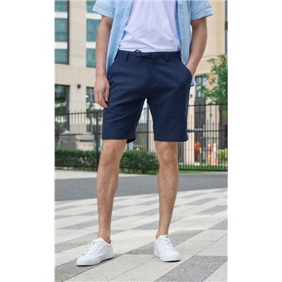 Шорты лен F511-0960-1 navy