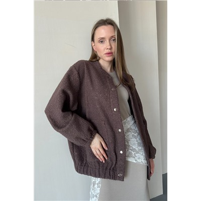 Жакет  LAMB078/01/Кофейный