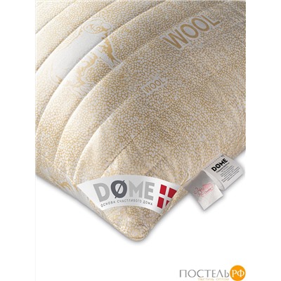 DOME ХОЛИ ЛЭМБ Подушка стег 70х70,1пр.,микрф/овеч.шерсть/микровол."Лебяжий пух"Climalast