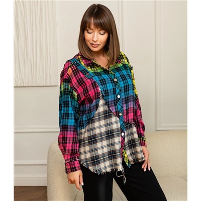 Рубашка #КТ36386, розовый