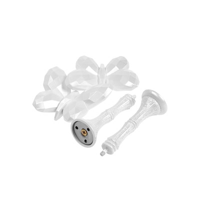 Держатель для штор CAPPIO KS037, белый, 2 шт.