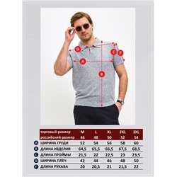 Футболка лен F011-06LN l.blue