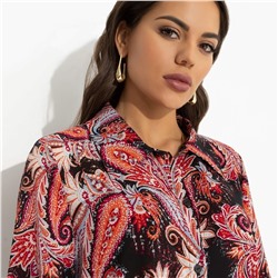 Рубашка нарядная, Цветущее очарование (эффектная)