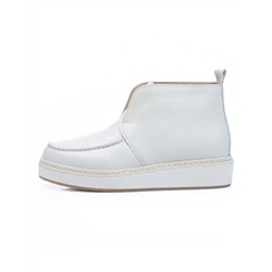 01-5173-3 BEIGE Ботинки демисезонные женские (натуральная кожа, байка)