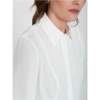 Блузка белая с длинными рукавами