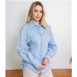 Рубашка #КТ3696, голубой