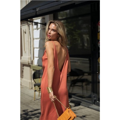 Платье KISS, Терракот