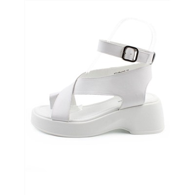 08-XT148-010 WHITE Босоножки женские (натуральная кожа)