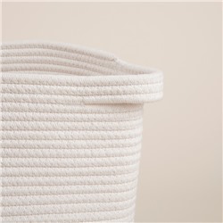 Корзина для хранения SL Home «Радуга», плетёная, ручной работы, 30×40×25 см, белая