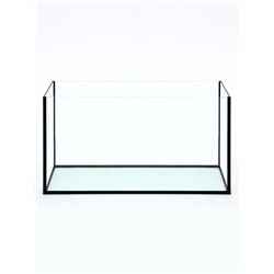 Аквариум «Прямоугольный» с крышкой, 100 л, 75.5×33×39.5 см, чёрный