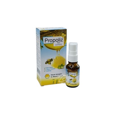 Прополис Плюс спрей для полости рта и горла от Propoliz Plus Extherb Mouth Spray 15 мл