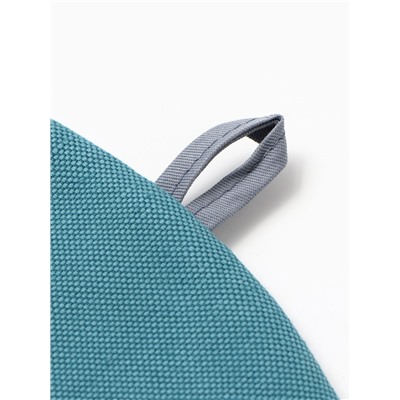 Грелка на чайник «Этель» Home collection, 28×28 см, 45%лён, 55% хлопок, голубая