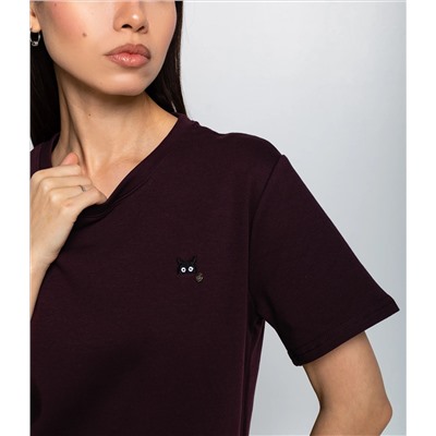 Футболка #КТ30811, сливовый