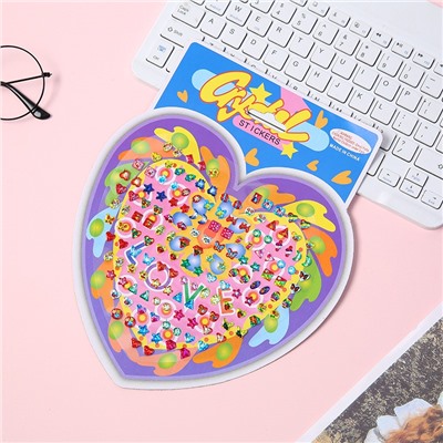 Детские сережки-наклейки большой набор (70-104 пары)