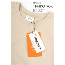 Укороченная футболка для девочки Happyfox