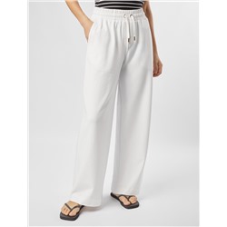 Прямые брюки из тонкого премиального футера с эластаном