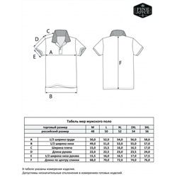 Футболка-поло F311-07-178 white-blue