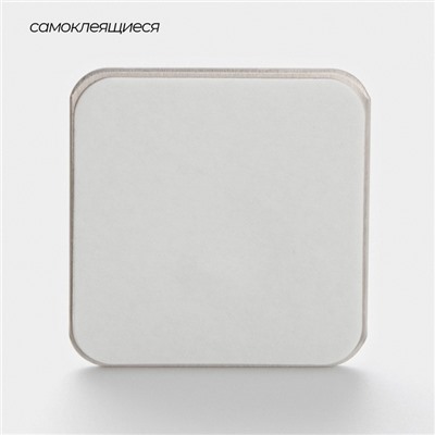 Крючки самоклеящиеся Stölz, 4 шт., для ванной комнаты, 4.5×4.5×3 см, хромированные