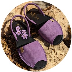 Ab.Zapatos • 3106-8 • lavanda+Pendientes flores PA3768 lila