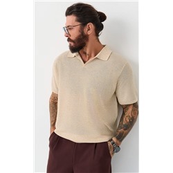 Футболка лен F011-06LN l.beige