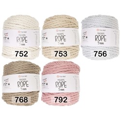 Пряжа YarnArt Macrame Rope 9 мм