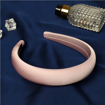 Ободок для волос QF «Лира», 3 см, розовый