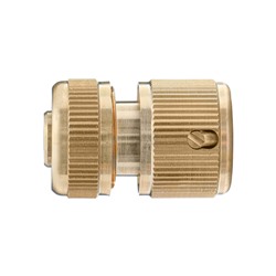 Коннектор, 1/2" (12 мм), быстросъёмное соединение, латунь, Greengo