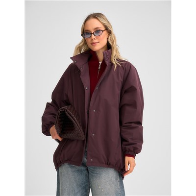 Куртка женская винный