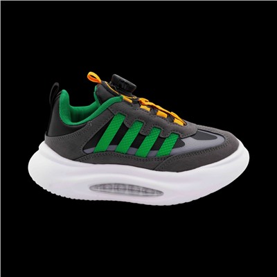 Кроссовки А7228-3 серо зеленые