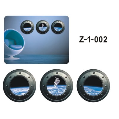 Наклейка для интерьера 3D - Z-1-002 - 33Х33 см