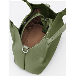 Женская кожаная сумка Richet 3260LN 807 Зеленый