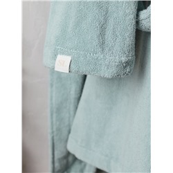 Халат махровый женский SL HOME: Basic «Аззура», хлопок 100%, бирюзовый