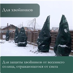 Сетка затеняющая, 5×2 м, плотность 80 г/м², зелёная, в наборе 15 клипс