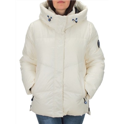21069 WHITE Куртка зимняя женская Flance Rose (200 гр. холлофайбер)