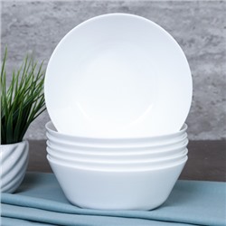 Столовый набор 19 предметов Евро белый / NN19-W/100756075 (WHITE) /уп 2/4/
