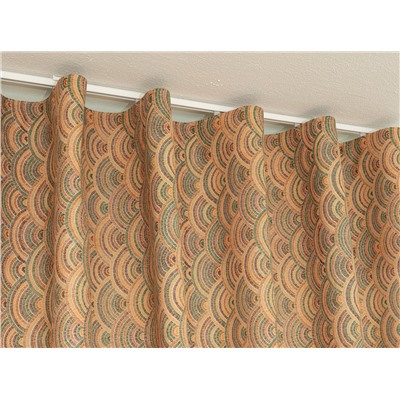 Комплект штор "Amina coor culla", оранжевый (naranja), 160*250 см (df-200499-gr)
