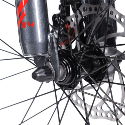 Велосипед 24" Krypton Hyperion KH10BR24 7sp чёрный красный