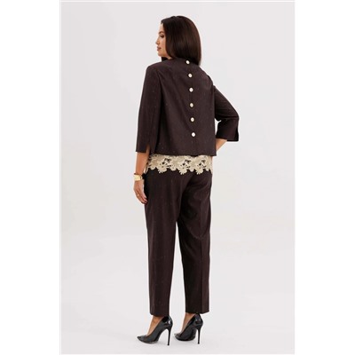 Костюм брючный 5318 коричневый